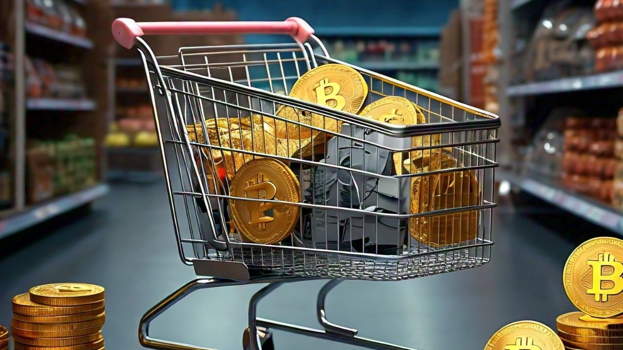 crypto assets in shopping cart