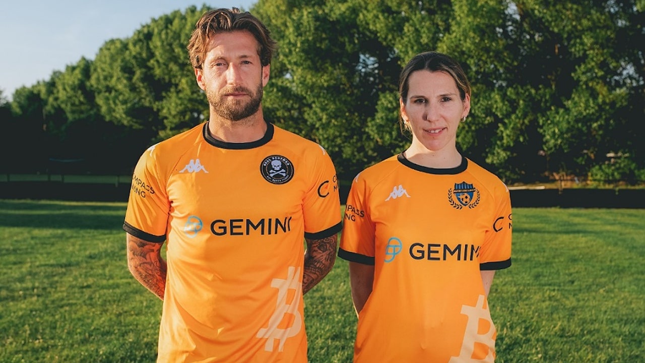 Gemini Sponsors UK Football Club Bedford for Five Years Using Bitcoin