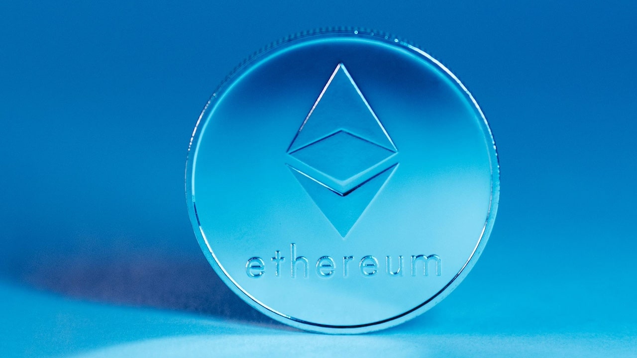 ethereum blue background