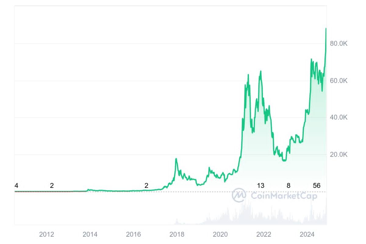 Bitcoin Price Chart 2024