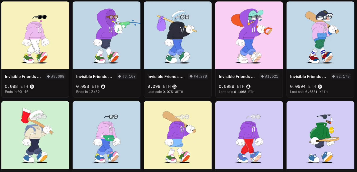 Invisible Friends NFTs