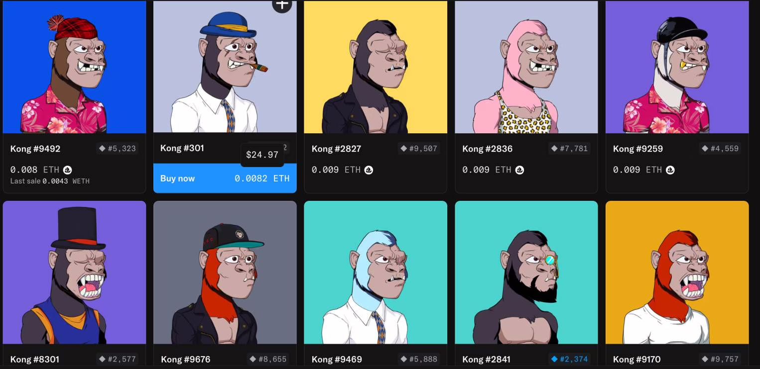 Rumble Kong League NFT Collection